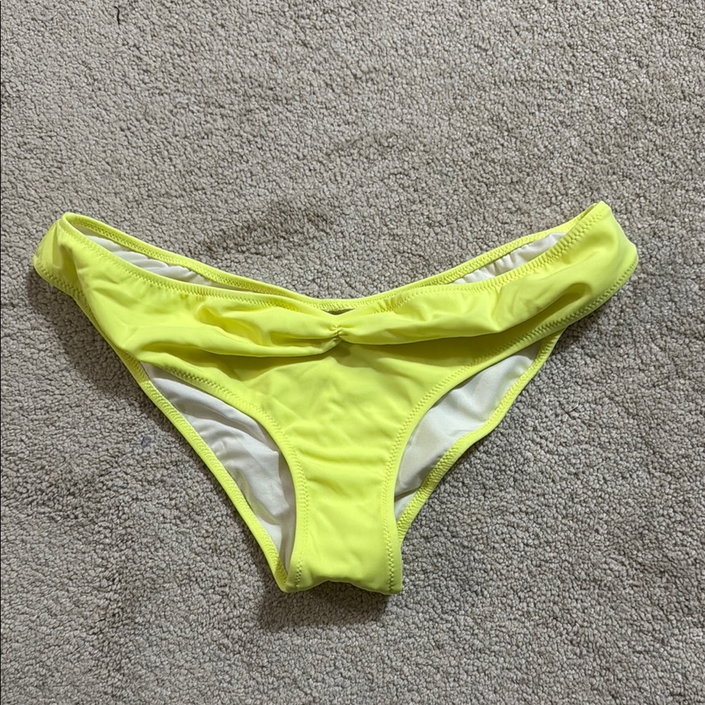 Victoria's Secret Neon Yellow Bikini Bottom